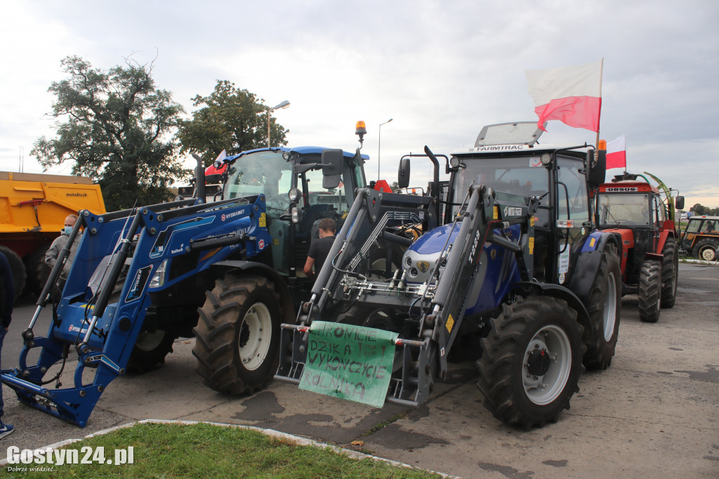 Protest rolników w powiecie gostyńskim
