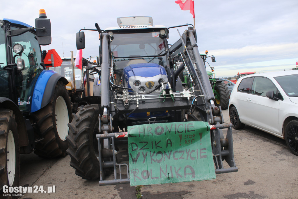 Protest rolników w powiecie gostyńskim