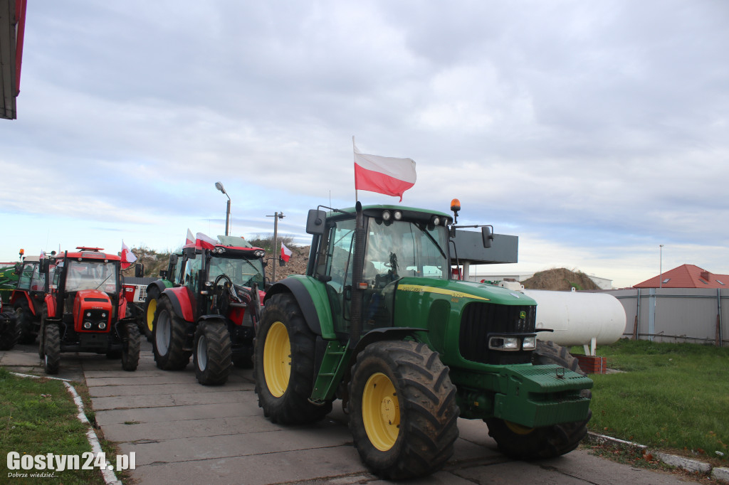 Protest rolników w powiecie gostyńskim