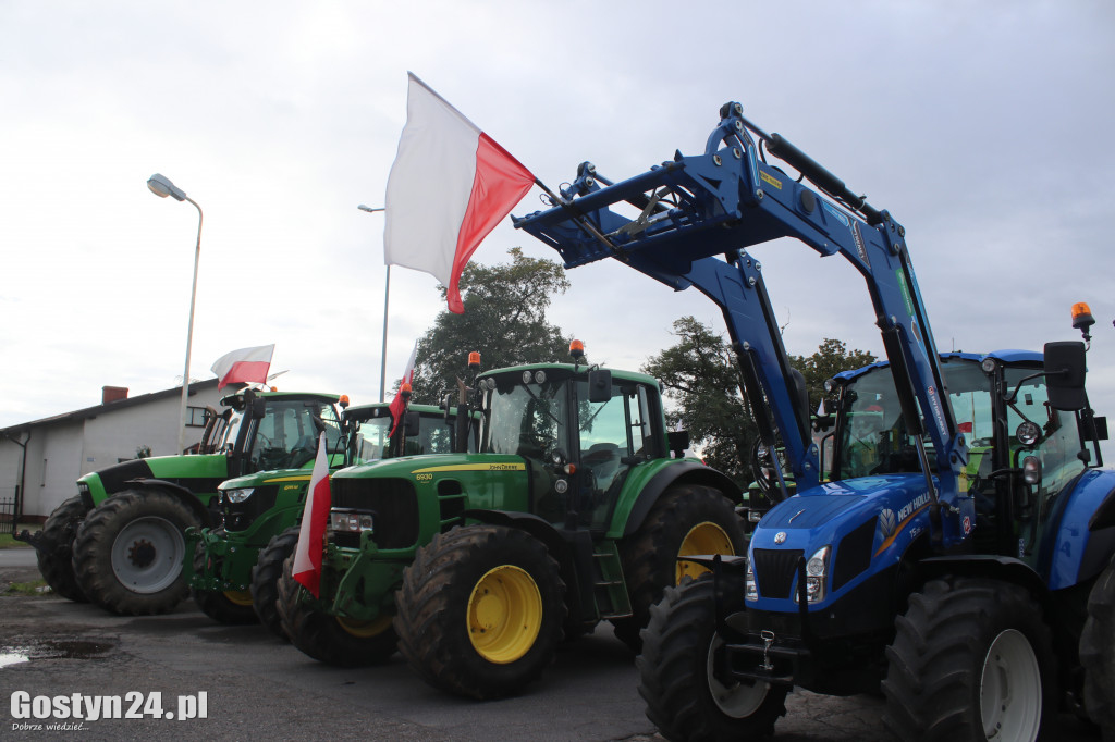 Protest rolników w powiecie gostyńskim
