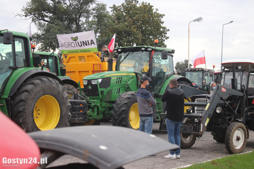 Protest rolników w powiecie gostyńskim