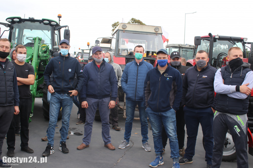 Protest rolników w powiecie gostyńskim