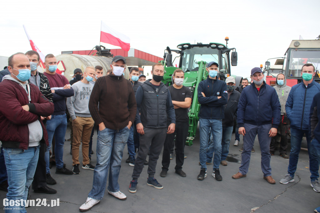 Protest rolników w powiecie gostyńskim