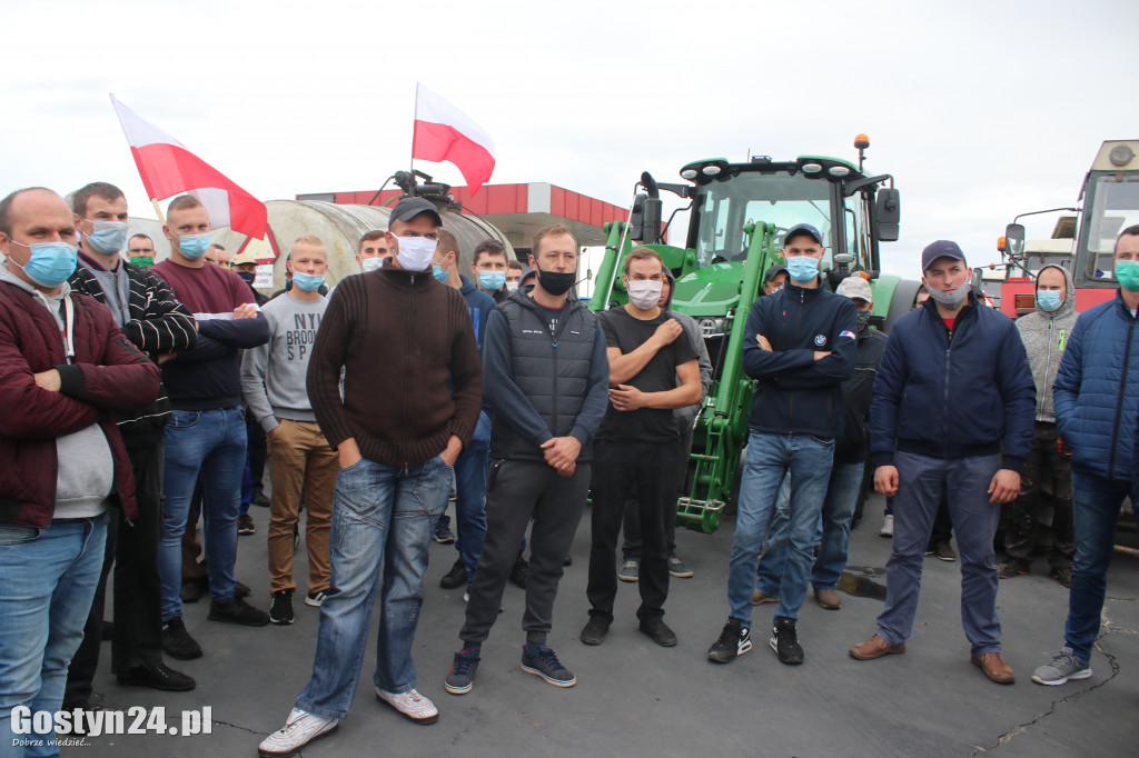 Protest rolników w powiecie gostyńskim