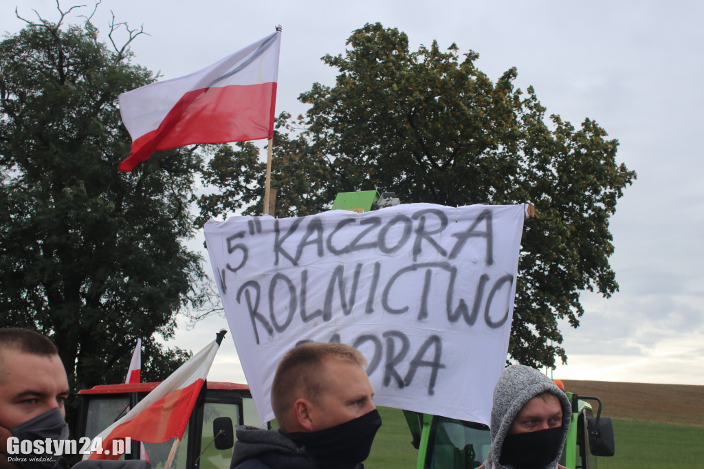 Protest rolników w powiecie gostyńskim