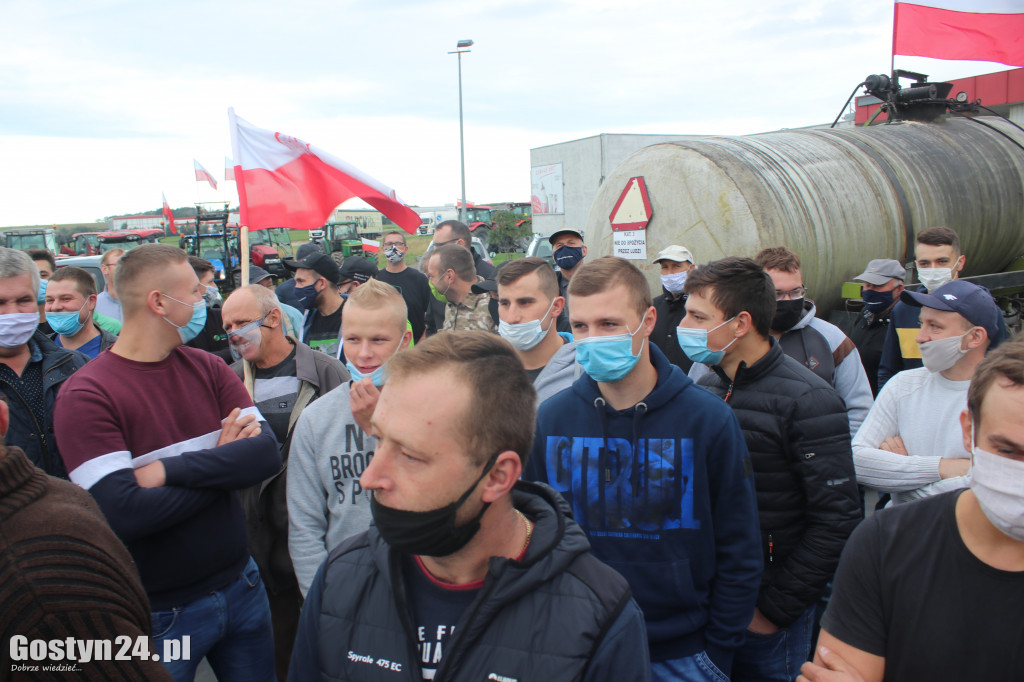 Protest rolników w powiecie gostyńskim