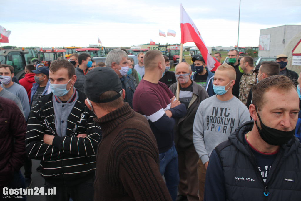 Protest rolników w powiecie gostyńskim