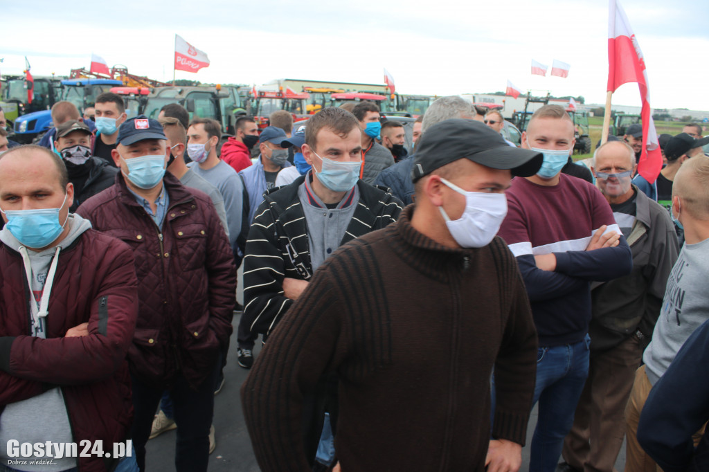 Protest rolników w powiecie gostyńskim