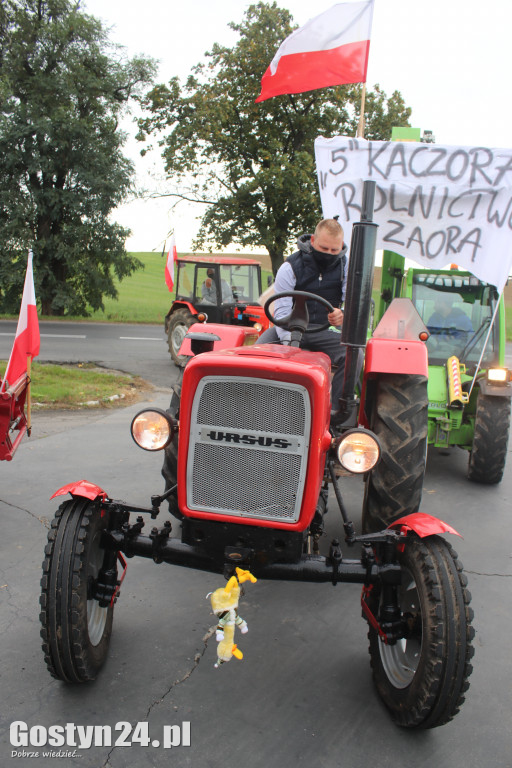 Protest rolników w powiecie gostyńskim