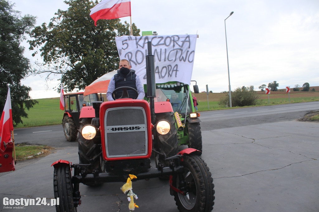 Protest rolników w powiecie gostyńskim