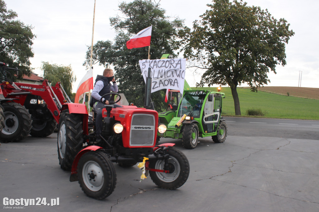 Protest rolników w powiecie gostyńskim