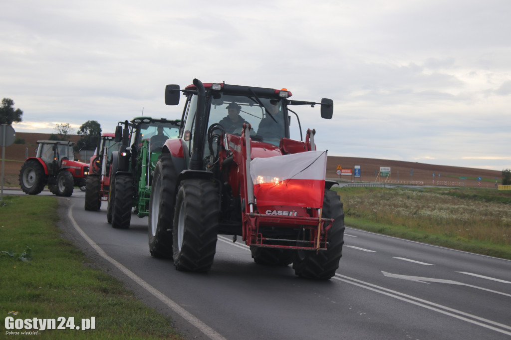 Protest rolników w powiecie gostyńskim