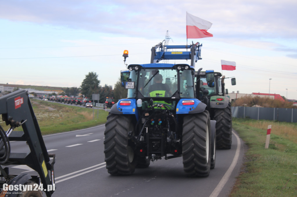 Protest rolników w powiecie gostyńskim