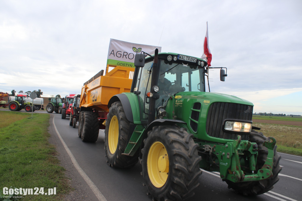 Protest rolników w powiecie gostyńskim