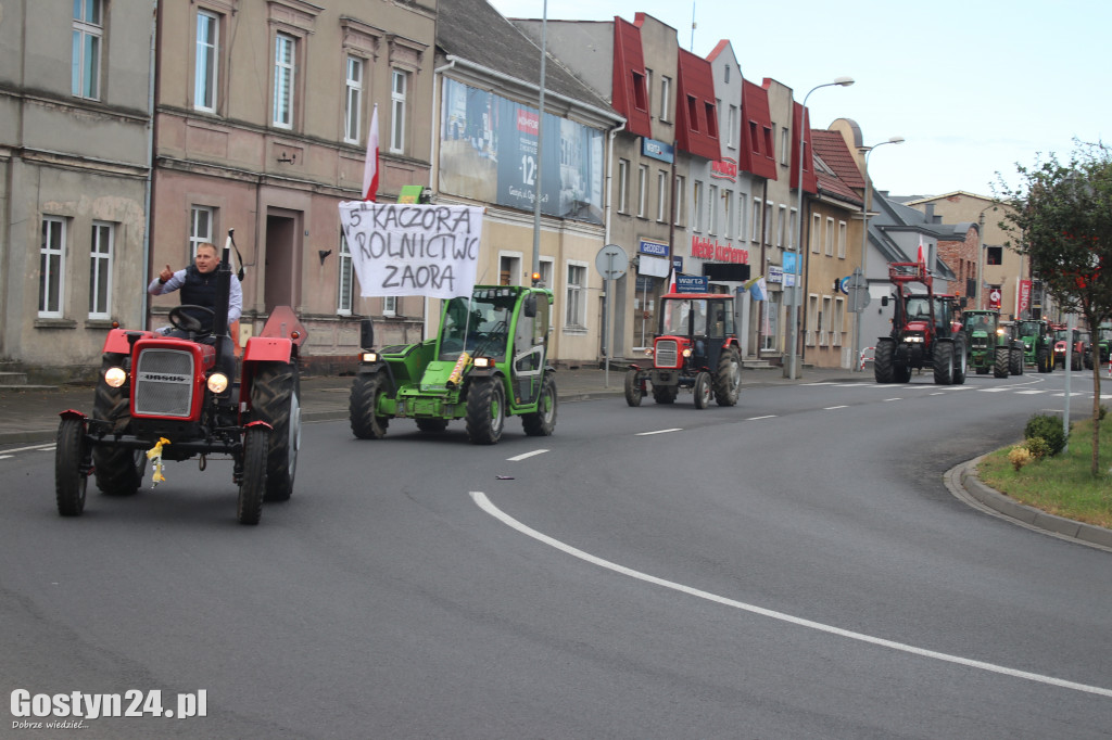 Protest rolników w powiecie gostyńskim