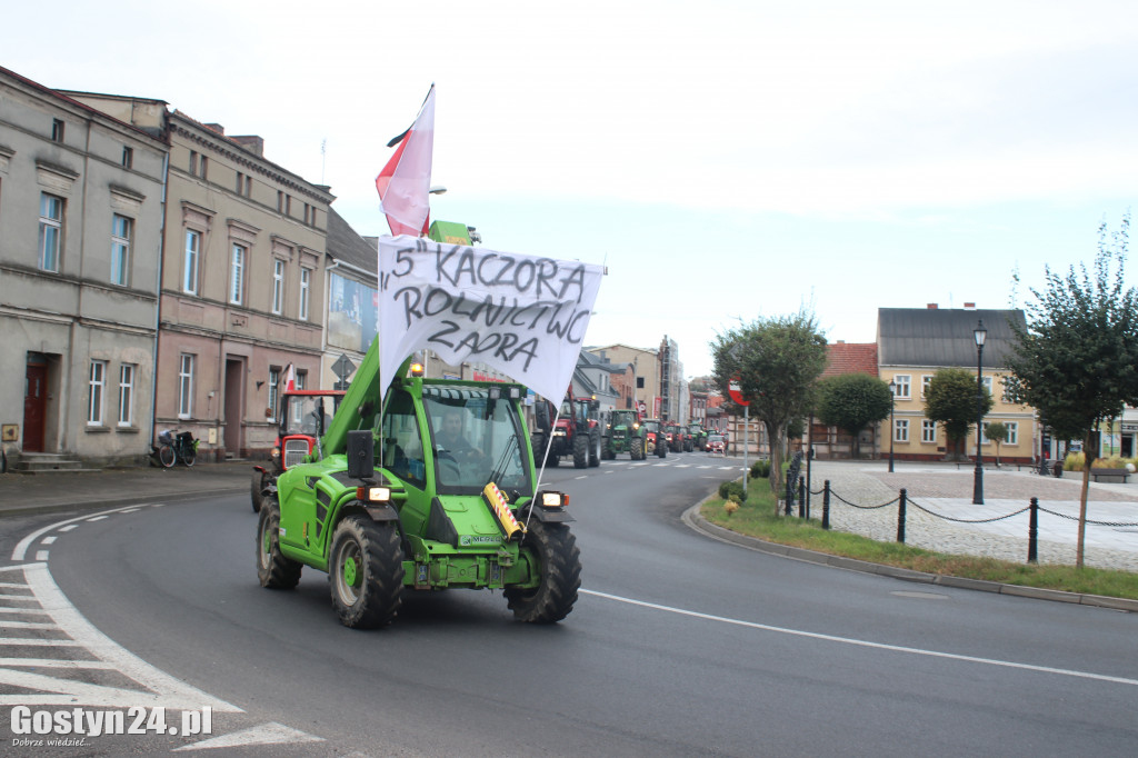 Protest rolników w powiecie gostyńskim