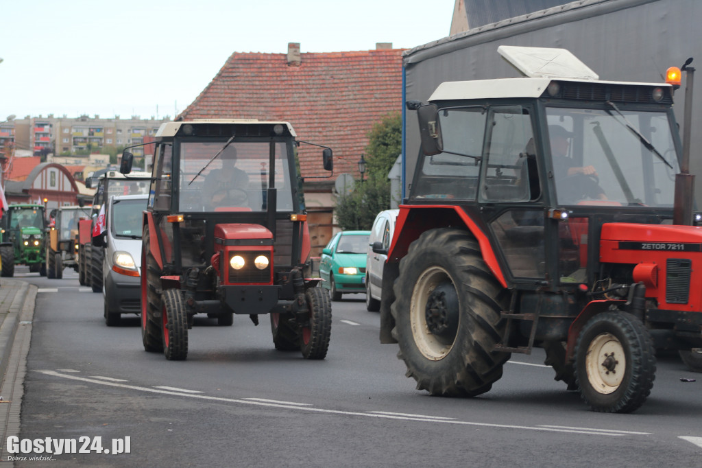 Protest rolników w powiecie gostyńskim
