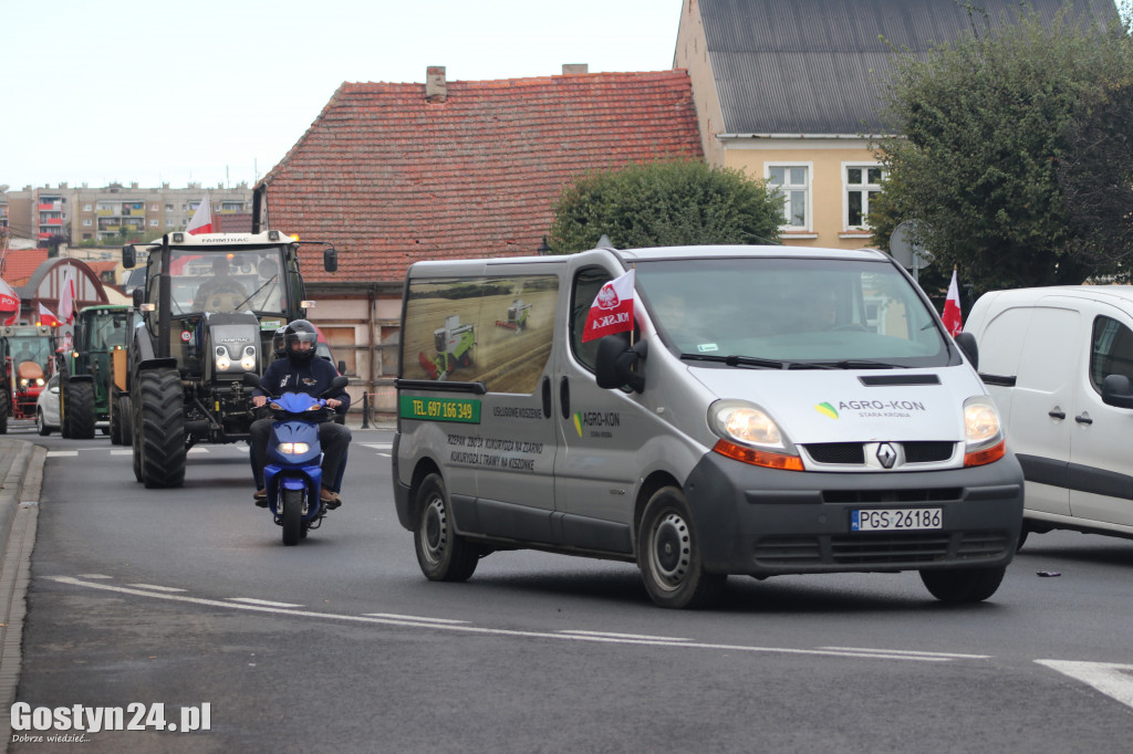 Protest rolników w powiecie gostyńskim