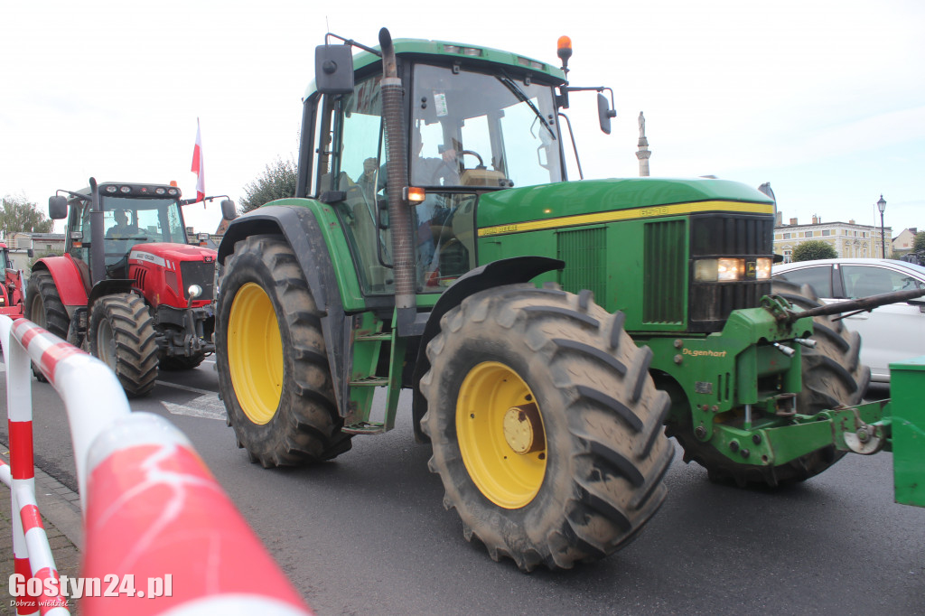 Protest rolników w powiecie gostyńskim