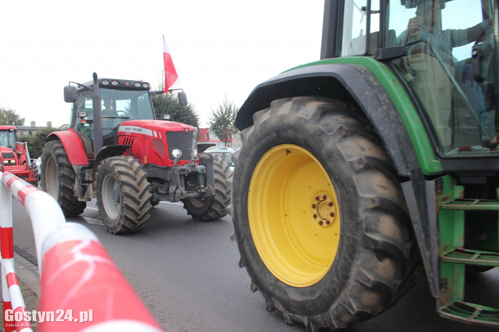 Protest rolników w powiecie gostyńskim