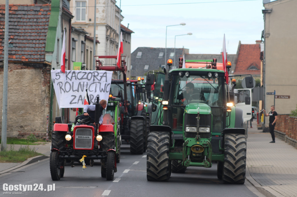 Protest rolników w powiecie gostyńskim