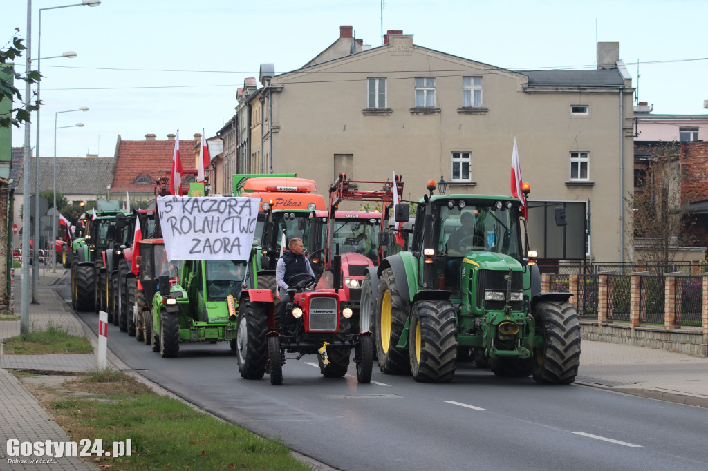 Protest rolników w powiecie gostyńskim