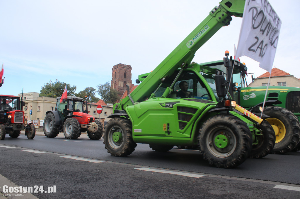 Protest rolników w powiecie gostyńskim