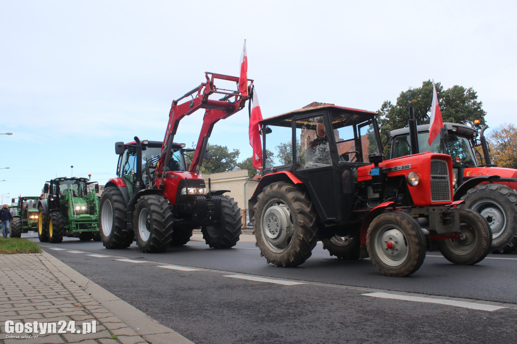 Protest rolników w powiecie gostyńskim