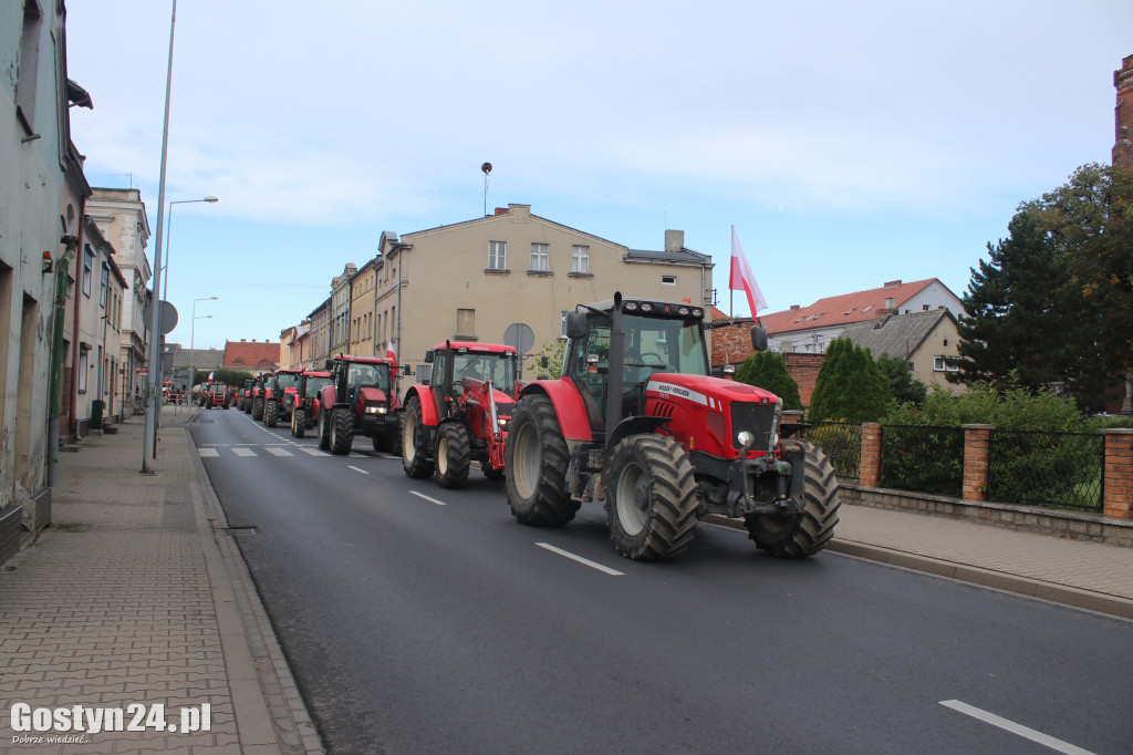 Protest rolników w powiecie gostyńskim