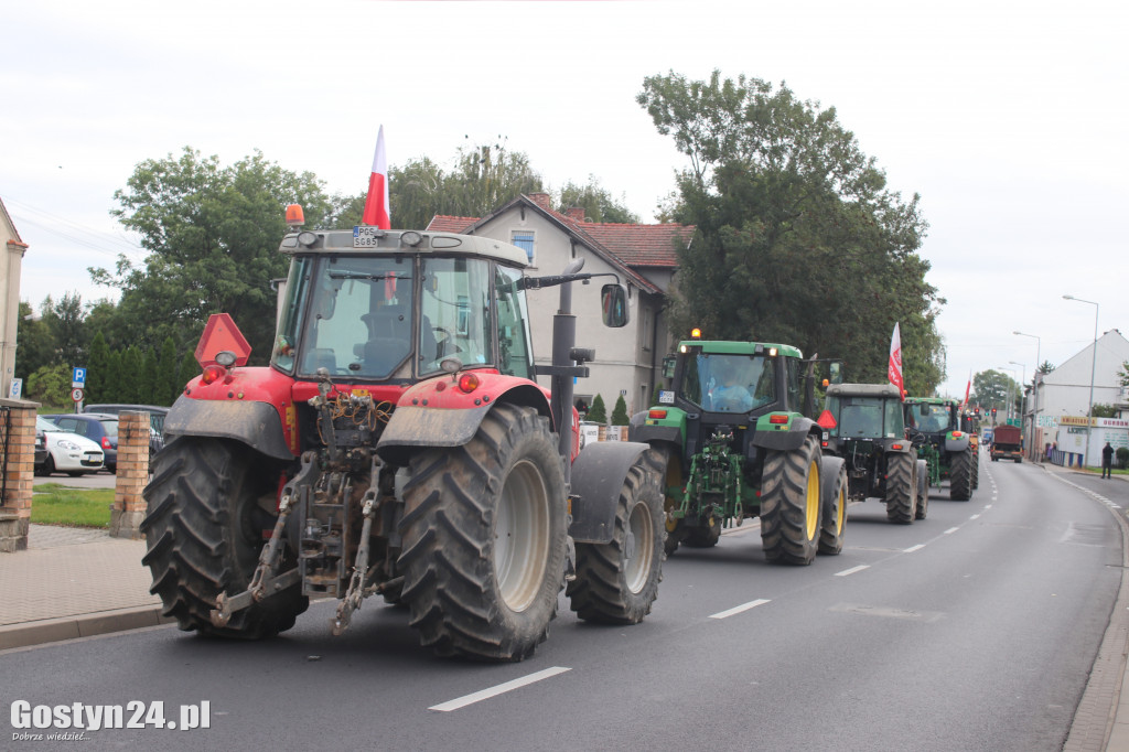 Protest rolników w powiecie gostyńskim