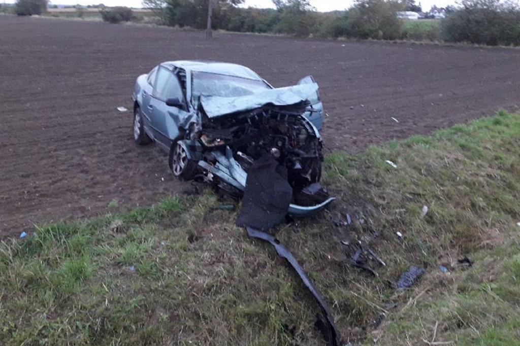 Wypadek na trasie Janiszewo-Pomykowo
