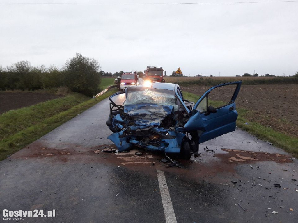Wypadek na trasie Janiszewo-Pomykowo