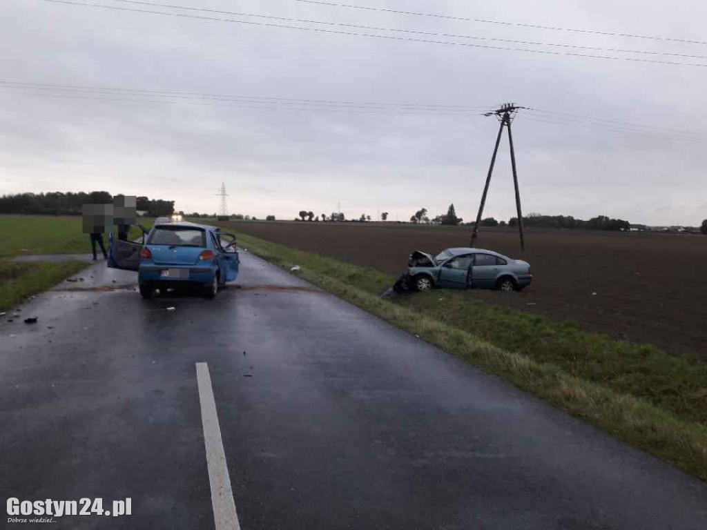 Wypadek na trasie Janiszewo-Pomykowo