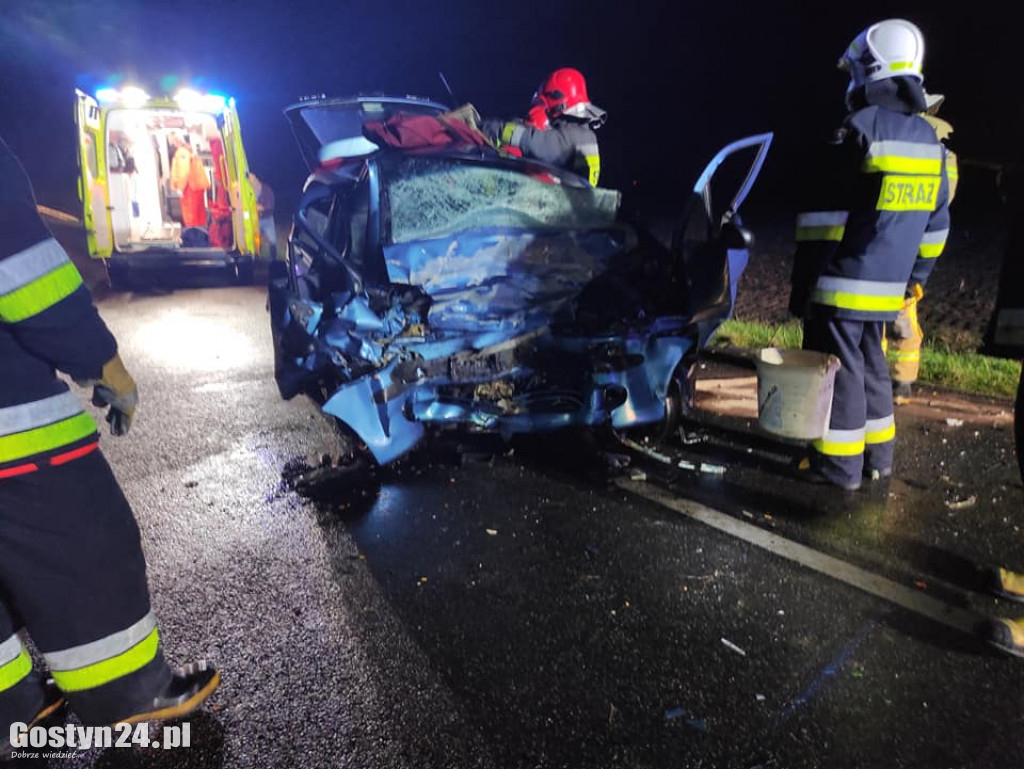 Wypadek na trasie Janiszewo-Pomykowo