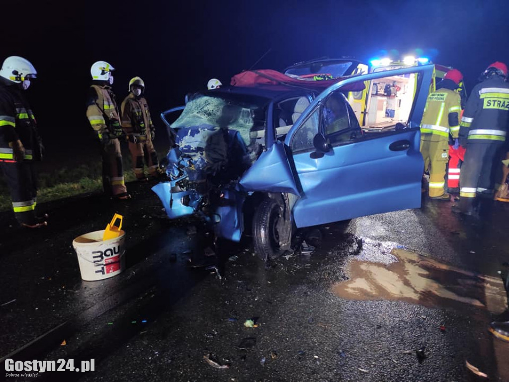 Wypadek na trasie Janiszewo-Pomykowo