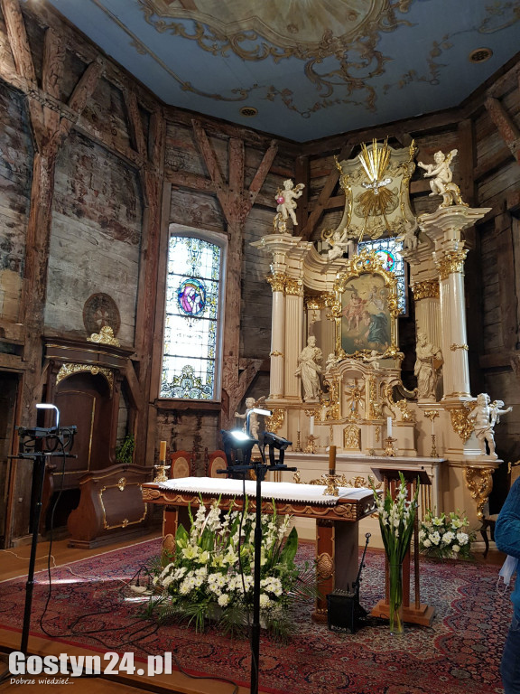 Zakończenie prac w kościele w Domachowie