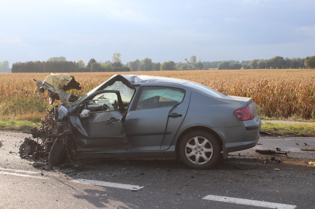 Śmiertelny wypadek na trasie Gostyń - Krobia