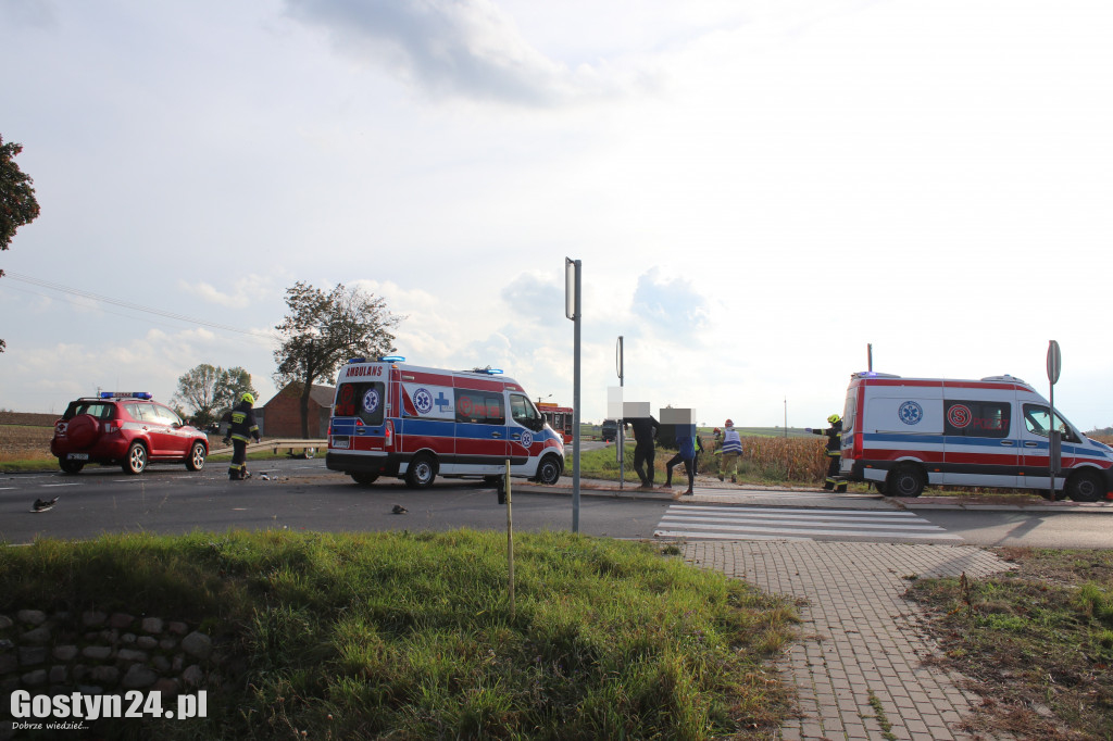 Śmiertelny wypadek na trasie Gostyń - Krobia