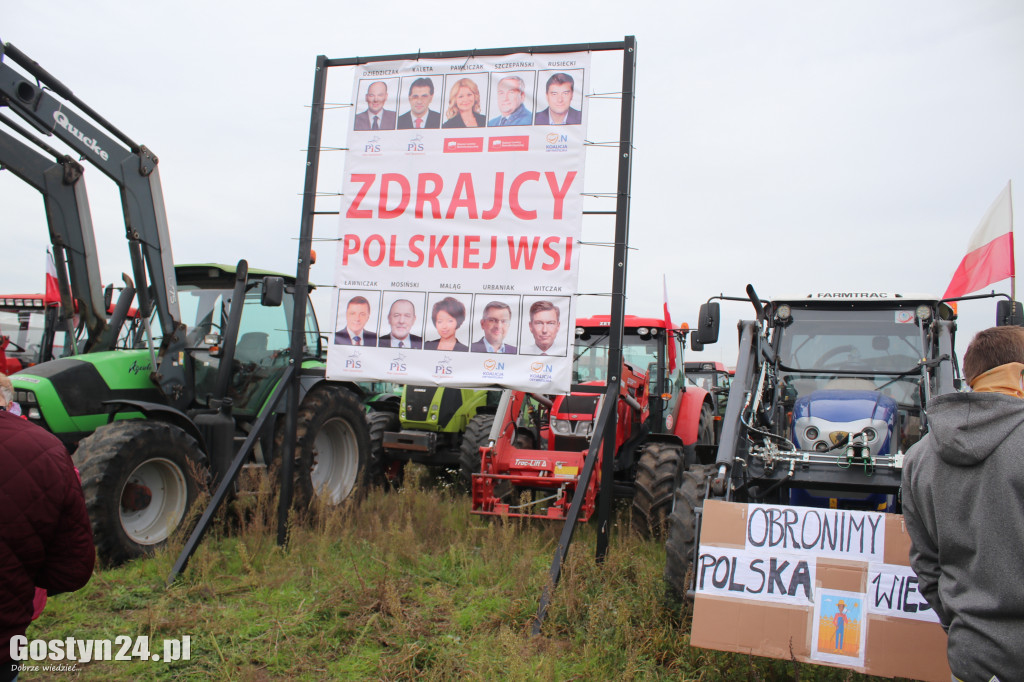 Protesty rolników na drogach powiatu