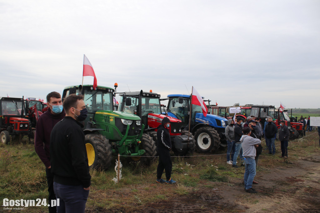 Protesty rolników na drogach powiatu