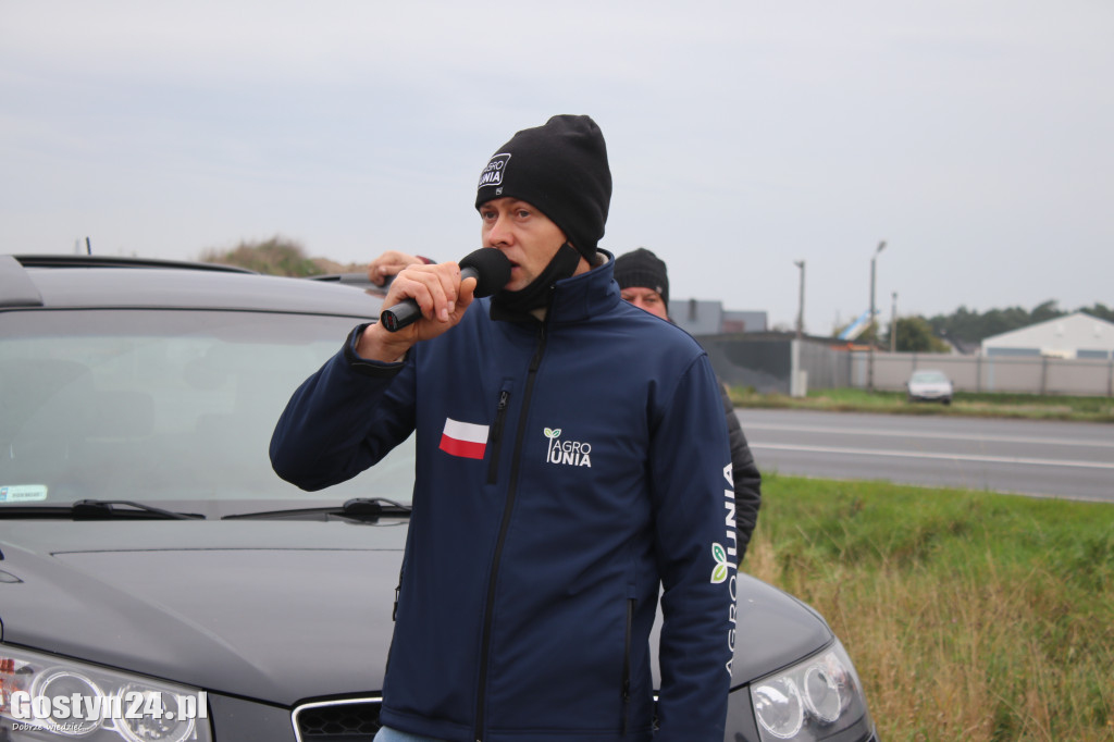 Protesty rolników na drogach powiatu