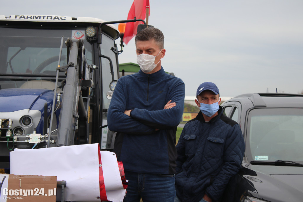 Protesty rolników na drogach powiatu