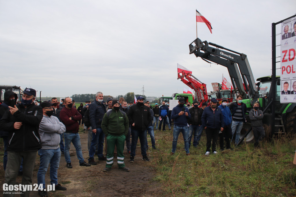 Protesty rolników na drogach powiatu