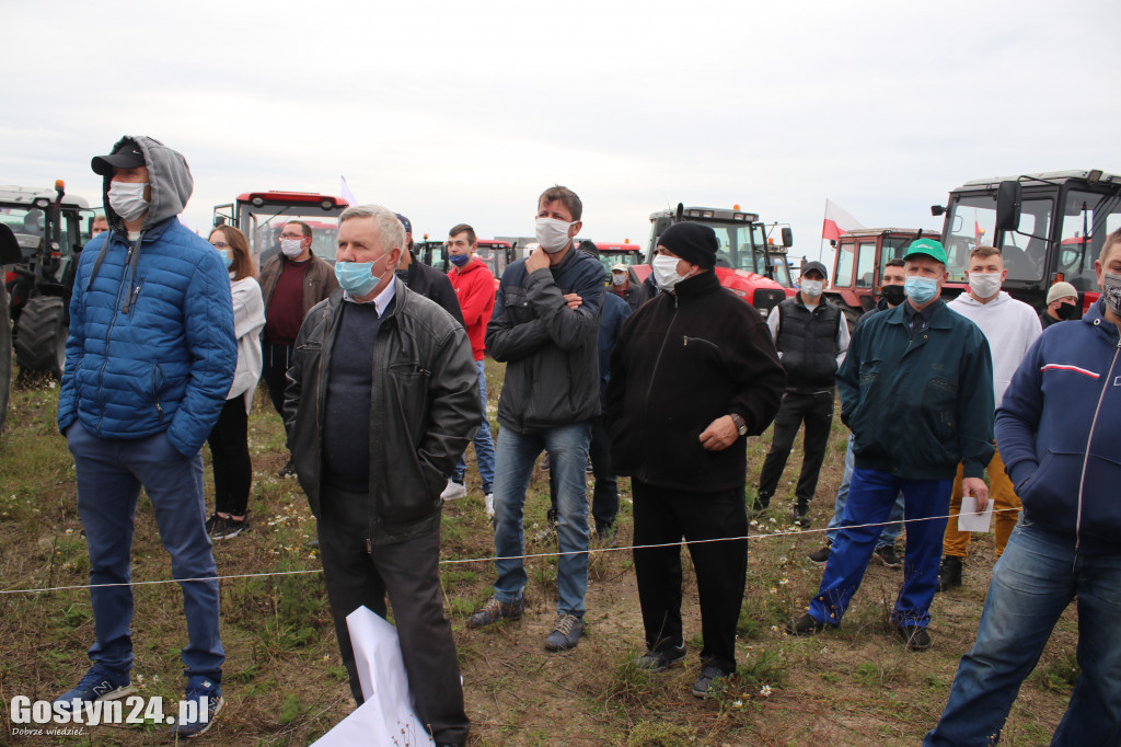 Protesty rolników na drogach powiatu