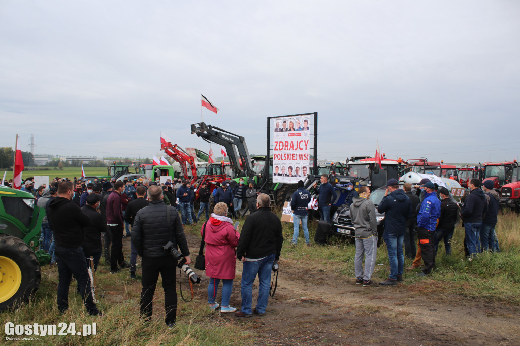 Protesty rolników na drogach powiatu