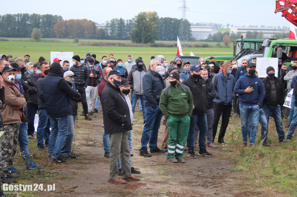 Protesty rolników na drogach powiatu