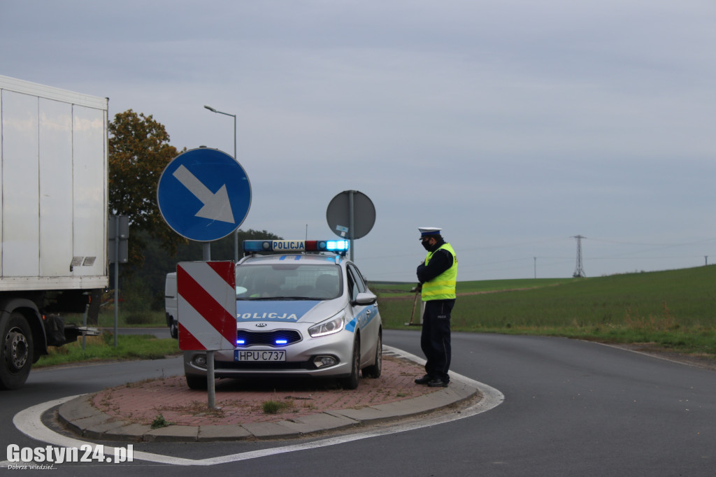 Protesty rolników na drogach powiatu