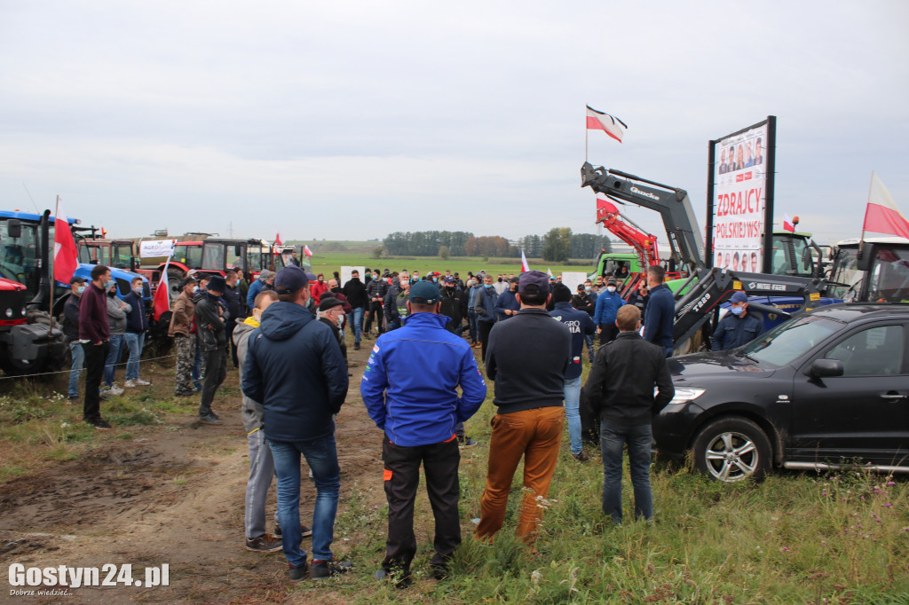 Protesty rolników na drogach powiatu