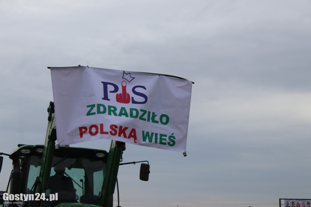 Protesty rolników na drogach powiatu