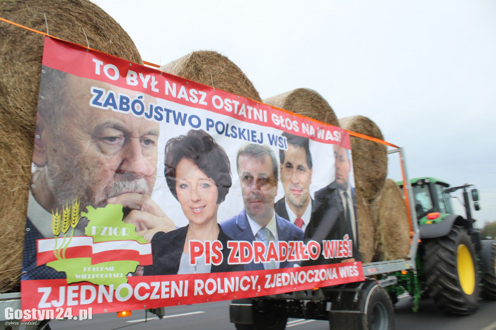 Protesty rolników na drogach powiatu